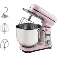 Bestron Keukenmachine - AKM2000SDP - 65dB - 6 snelheden & turbomodus - 6L capaciteit - Roze - 5 jaar garantie