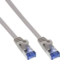 InLine UFTP CAT6a platte netwerkkabel | PVC | grijs | 10 meter