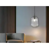 LUCE Design Hanglamp Duke, dimbaar, alu / grijs / zink, Woon-/ Eetkamer, Glas, hanglamp