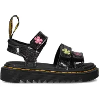 Dr. Martens sandalen zwart glitter Meisjes Imitatieleer - maat 24
