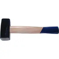 SW-Stahl 50202L vuist 1250g I gesmede vuist met houten handvat I vuisthamer 1,25kg kopgewicht I steenhouwer hamer klein I 1250g hamer zwaar