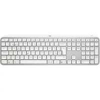 Logitech MX Keys S - Clavier - rétroéclairé - sans fil - Bluetooth LE - QWERTZ - Suisse - commutateur : commutateurs à clé à ciseaux - gris pâle