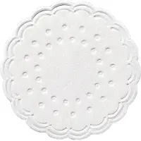 Duni - Onderzetters Rond Wit - 8-Laags 7,5 cm - 250 Stuks