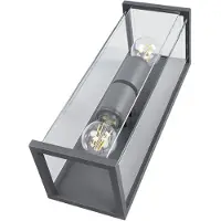 LUCANDE Buitenverlichting , Annalea, Zwart, Terras, Metaal, Modern