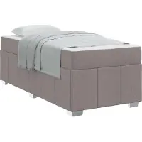 vidaXL Bedframe Taupe 120 x 190 cm Stof