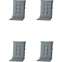 Madison Rugkussen hoog grijs Basic (4 stuks)