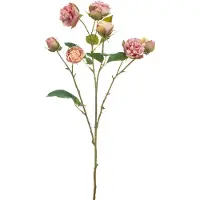 Emerald Rose mini spray pink 65 cm kunstbloem