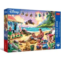 Trefl Puzzle Disney Lilo & Stitch Premium Plus 1000 pièces - Fête à la plage