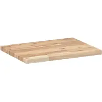 vidaXL Wandschap zwevend 60x30x2 cm onbehandeld massief acaciahout