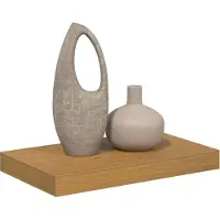 vidaXL Wandplank Muurmontage Beige 40 x 23,5 x 3,8 cm Bewerkt hout