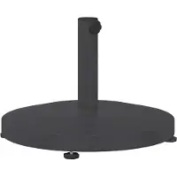 vidaXL Parasolvoet Donkergrijs 48 x 48 x 32 cm
