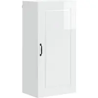 vidaXL Vaatwasserfront Kalmar, hoogglanz wit, 50 x 31 x 100 cm