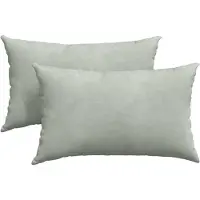 vidaXL Zitkussens 2 pcs Lichtgrijs 50 x 30 cm Corduroy stof