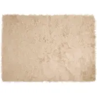 vidaXL Tapijt van imitatie schapenvacht TAFALLA Beige 160 x 230 cm