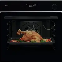 AEG 7000 MealAssist met SteamCrisp - Oven met stoomondersteuning met pyrolyse, Zwart TR7PB63ZSB