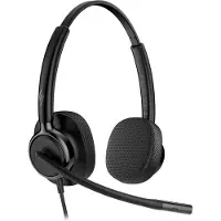 HP Mission 425 stereo USB-headset, bedraad AI-geoptimaliseerde onderdrukking van transmissiegeluiden, superbreedband-audio, gecertificeerd voor Microsoft Teams