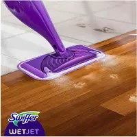 Swiffer WetJet Startset Alles-In-één Dweilsysteem Voor Iedere Vloer - Inclusief 2 Wegwerpdoekjes + 1 Wasbaar Doekje + 500 ML Schoonmaakmiddel