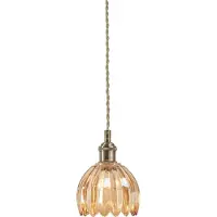 Markslöjd Hanglampe , Gotta, Brons / Oudmessing, Woonkamer, Glas