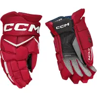 CCM - Jetspeed Ft8 Ijshockeyhandschoenen - Senior - Rood/wit - 15