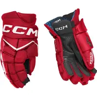 CCM - Jetspeed Ft8 Pro Ijshockeyhandschoenen - Junior - Rood/wit - 12