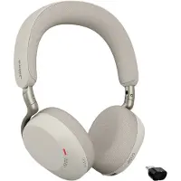 Jabra Evolve3 75 MS Link390c Draadloze Office Headset Grijs