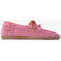 Sissy-Boy Roze Opengewerkte Suéde Bootschoenen | Maat: 39