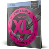 Daddario D'Addario ProSteels EPS 170-5 Regular Light 45-130