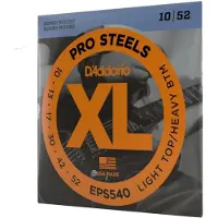 Daddario EPS540 XL Pro Steels Electric Light Top Heavy Bottom 10-52