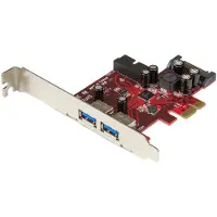 StarTech.com Pcie 4-poorts Usb 3.0 Sata Pci-e Uitbreidingskaart