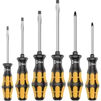 Wera Kraftform Plus 900 6-Delige Sleufkop-/Pozidriv-Schroevendraaierset