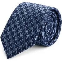Gents - Stropdas - Stropdas heren - Zijde - Blauw