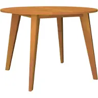 vidaXL Tuintafel Ø110x75 cm massief acaciahout