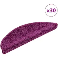 vidaXL Trapmatten 30 st 56x17x3 cm Violet Halfrond