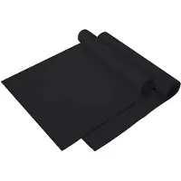 vidaXL Sporthanddoeken 2 st Zwart 140 x 70 cm Polyester en polyamide