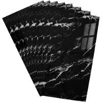Nee 10 Stuks Zelfklevend Marmerbehang – 60x30 cm Waterbestendige Achterwandstickers – Anti-olie Muurstickers voor Badkamer, Keuken & Slaapkamer