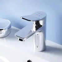 AM.PM wastafelmengkraan, badkamer, chroom. Wastafelkraan, badkamerkraan, mengkraan, wastafelmengkraan, eenhendelmengkraan, badkamer
