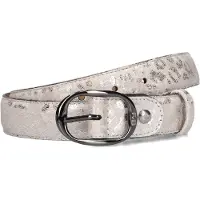 Floris van Bommel Dames Riemen Cfw-10015 De Belter - Zilverkleurig - Maat 95