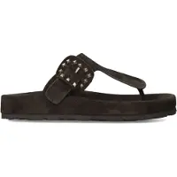 Stefano lauran Dames Slippers Dk5668 - Bruin - Maat 38