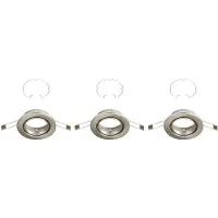 Briloner Leuchten RENG - inbouw armatuur - 7110- 032 - set van 3 - lichtbron niet inbegrepen - GU10 fitting - IP23 - Ø8,6 x 6,5 cm