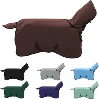 vidaXL Paardendeken Volledig Donkerbruin 95 cm Polyester