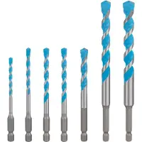 Bosch Accesorios Expert Wandboor Hex-9 4-12 Mm 7 Eenheden