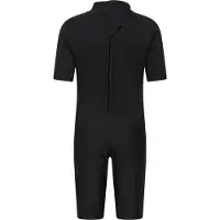 Mountain Warehouse Wetsuit met contrasterende panelen voor kinderen (Zwart)