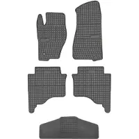 Frogum Serie - Rubber Vloermatten - 2004-2010 Jeep Grand Cherokee - Rantbescherming - Zwart