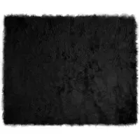 vidaXL Tapijt van imitatie schapenvacht TAFALLA Zwart 200 x 280 cm