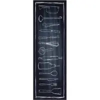 vidaXL Keuken Tapijt Zwart 180 x 60 cm Fluweel