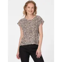 Ragwear Shirt grateen bruin print dames - maat S