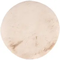 Muratap Heaven fluffy soft vloerkleed hoogpolig effen tapijt - 200 cm rond