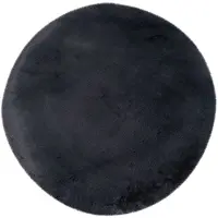 Muratap Heaven fluffy soft vloerkleed hoogpolig effen tapijt - 160 cm rond