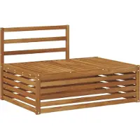 vidaXL 2 st Buiten bank set Massief Acacia Hout Naturel