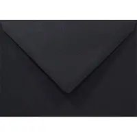 Netuno Gladde zwarte enveloppen C6 - 114 x 162 mm - A6 - 50 stuks - NK natgelijmde - 80 gram - Rainbow -